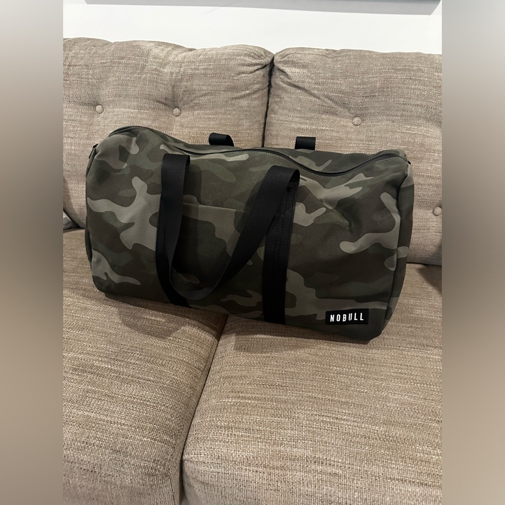 Camo Waxed Canvas Duffle